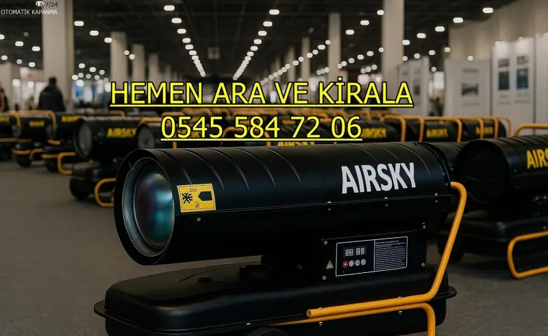 Antalya Elektrikli Kiralık Isımak Isıtıcı Kiralama Mazotlu Isıtıcılar