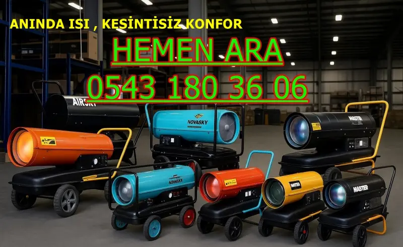 Bayburt Elektrikli Kiralık Isımak Isıtıcı Kiralama Mazotlu Isıtıcılar