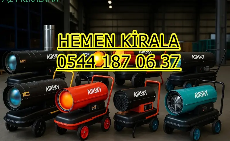 Eskişehir Elektrikli Kiralık Isımak Isıtıcı Kiralama Mazotlu Isıtıcılar
