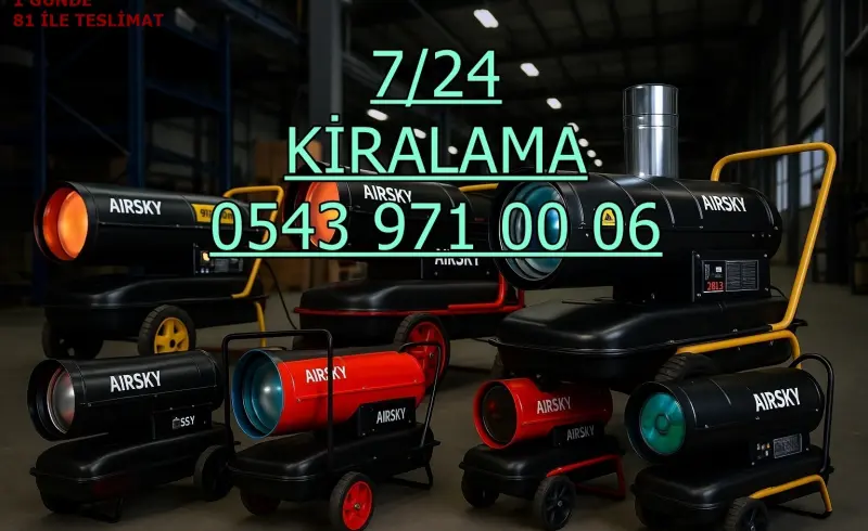 İstanbul Beykoz Elektrikli Kiralık Isımak Isıtıcı Kiralama Mazotlu Isıtıcılar