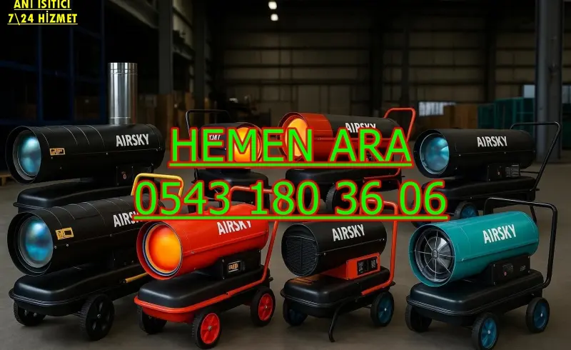 Kocaeli Darıca Elektrikli Kiralık Isımak Isıtıcı Kiralama Mazotlu Isıtıcılar