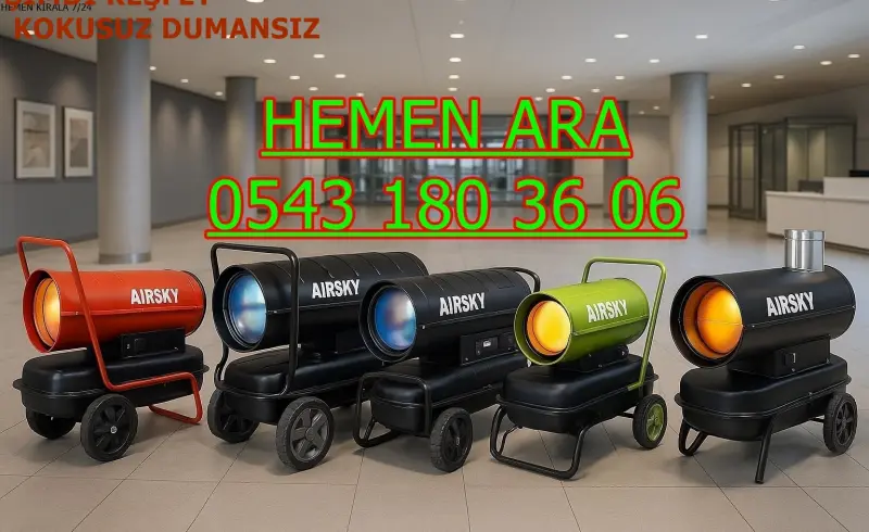 Konya Elektrikli Kiralık Isımak Isıtıcı Kiralama Mazotlu Isıtıcılar
