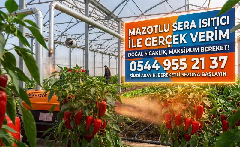Hatay Defne Sera Isıtma Sistemleri Satış Kiralama ve Teknik Servis