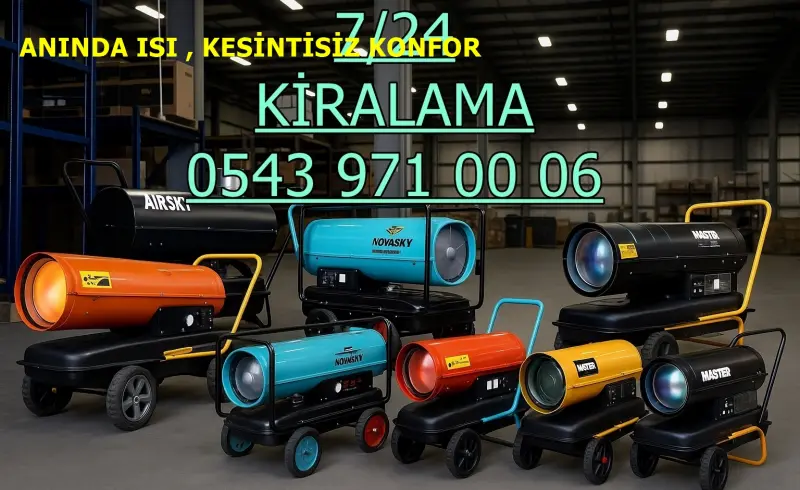 Trabzon Elektrikli Kiralık Isımak Isıtıcı Kiralama Mazotlu Isıtıcılar